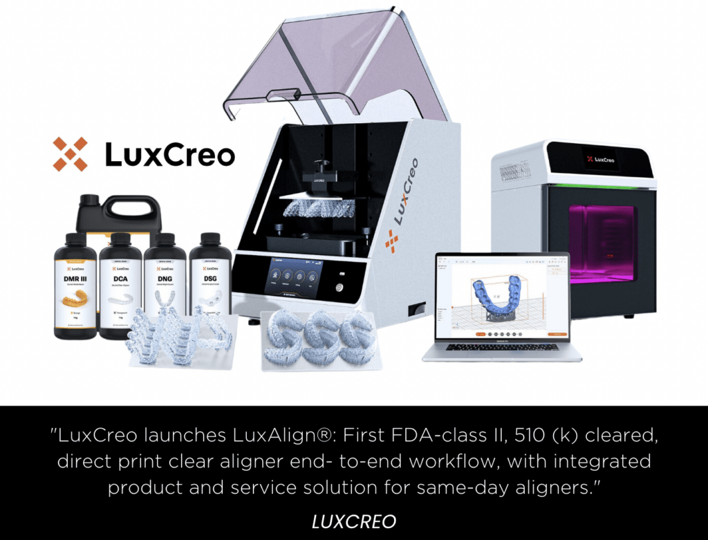 LUXCREO 3D same-day product line